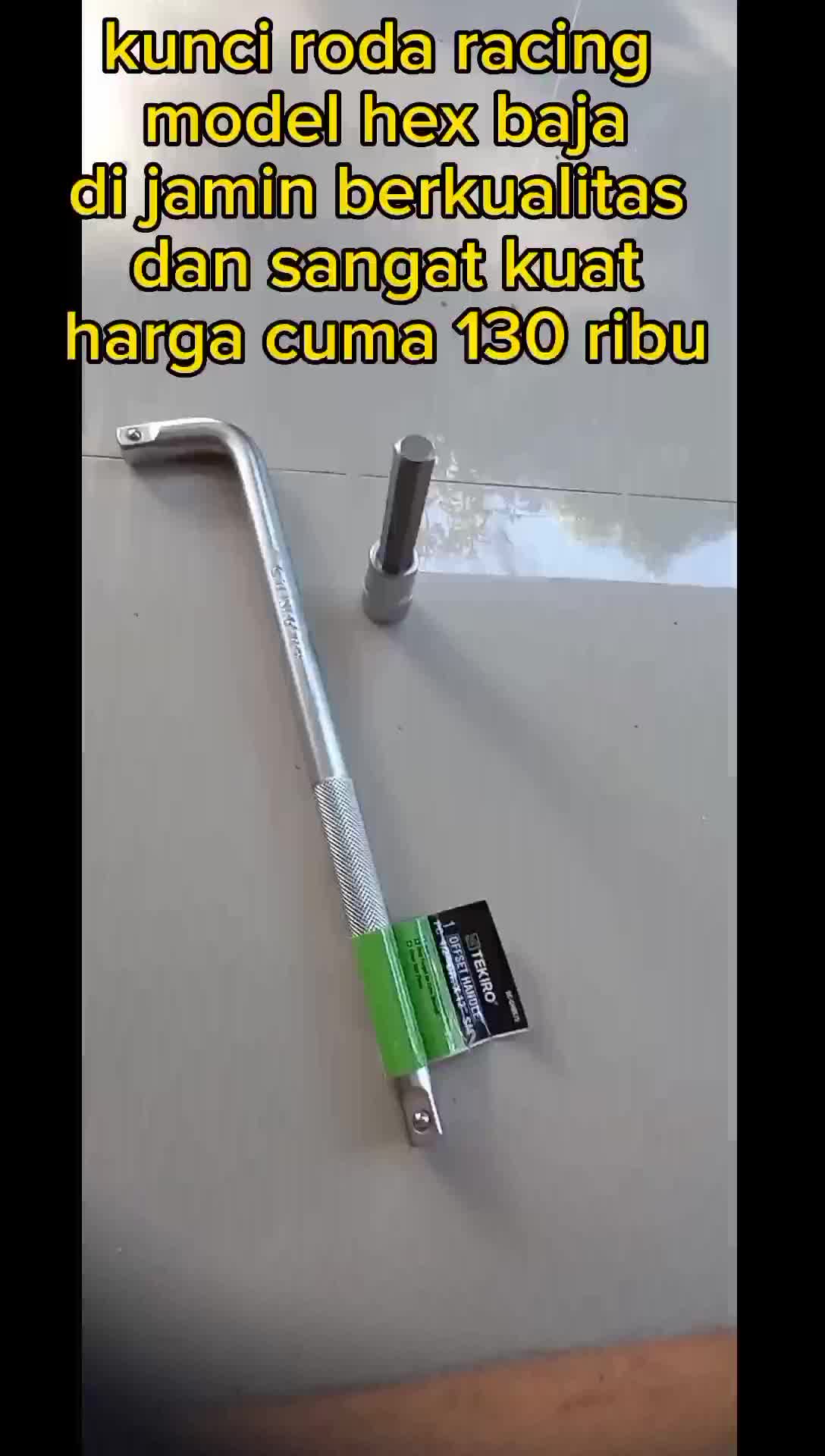 kunci roda racing model hex baja