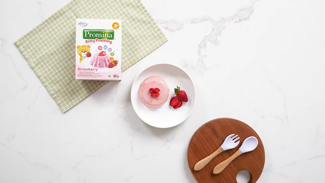 Promina Silky Pudding 8-9bln++ | Pudding 100 gr | Silky Pudding Strawberry | Silky Pudding Chocolate / Cokelat / Coklat | Snack Bayi / Cemilan Camilan Bayi Anak | Jelly Food | Makanan