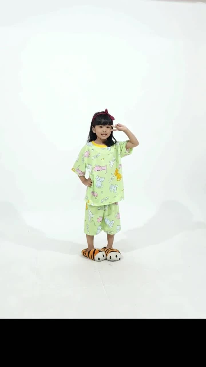 Kiminori EREN.ST Setelan Baju Anak Lengan Pendek Celana