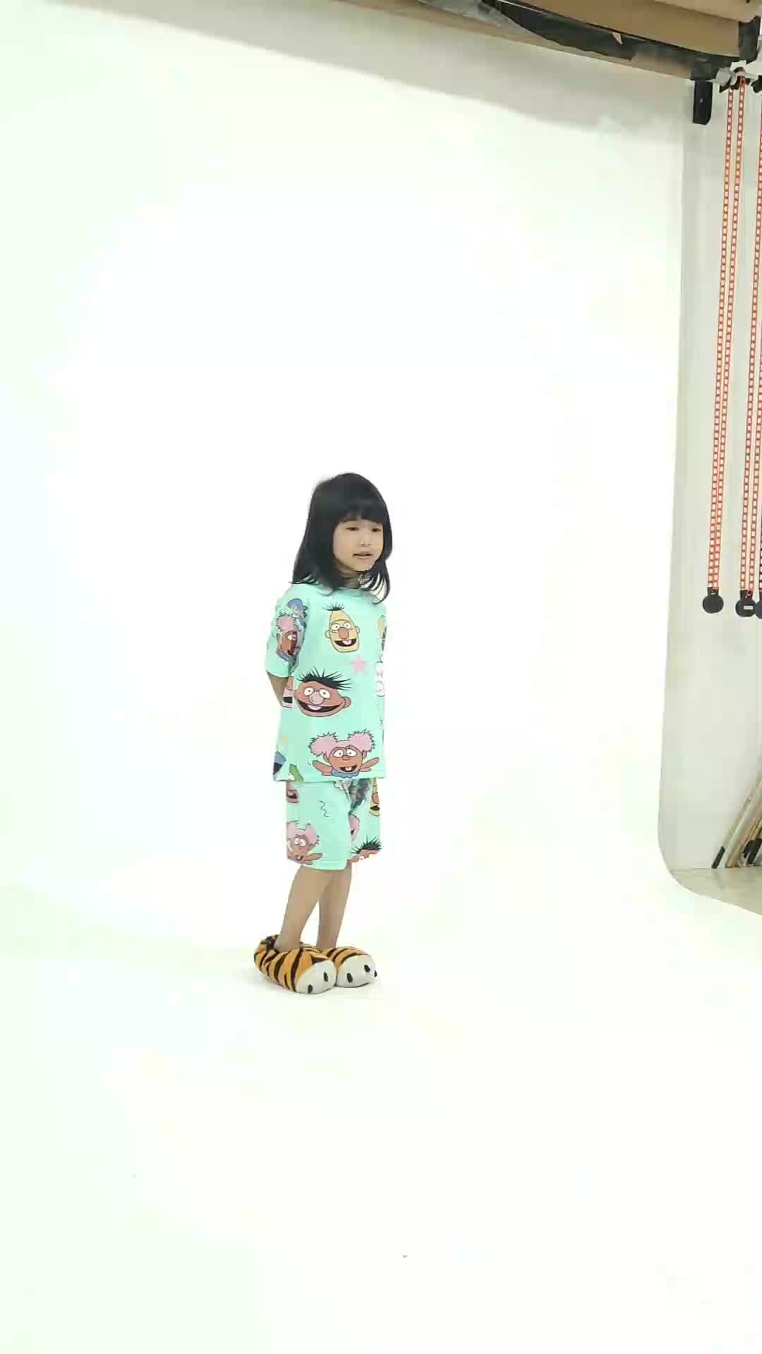 Kiminori ARSY.ST Setelan Baju Tidur Anak Perempuan Lengan Pendek Celana Pendek Fashion