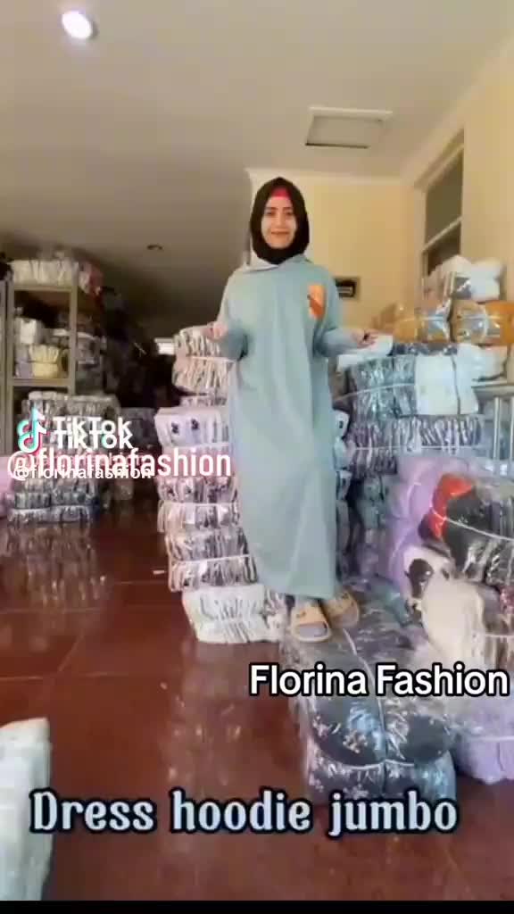 Florina Fashion - Dress Jumbo Midi Wanita Daster Hits Oversize Dua Puluh Tiga long rayon Baju Fit Casual Panjang