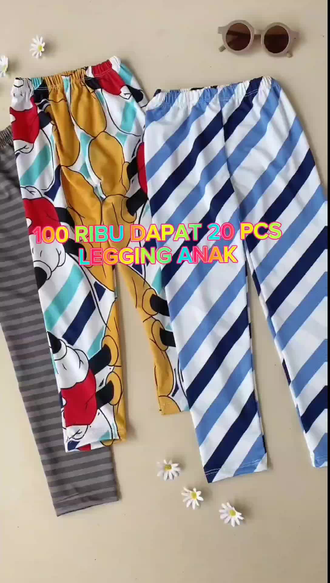 LEGGING ANAK 100 RIBU DAPAT 20 USIA 1 -10 TAHUN Perempuan Bayi Cewek Katun Lengan