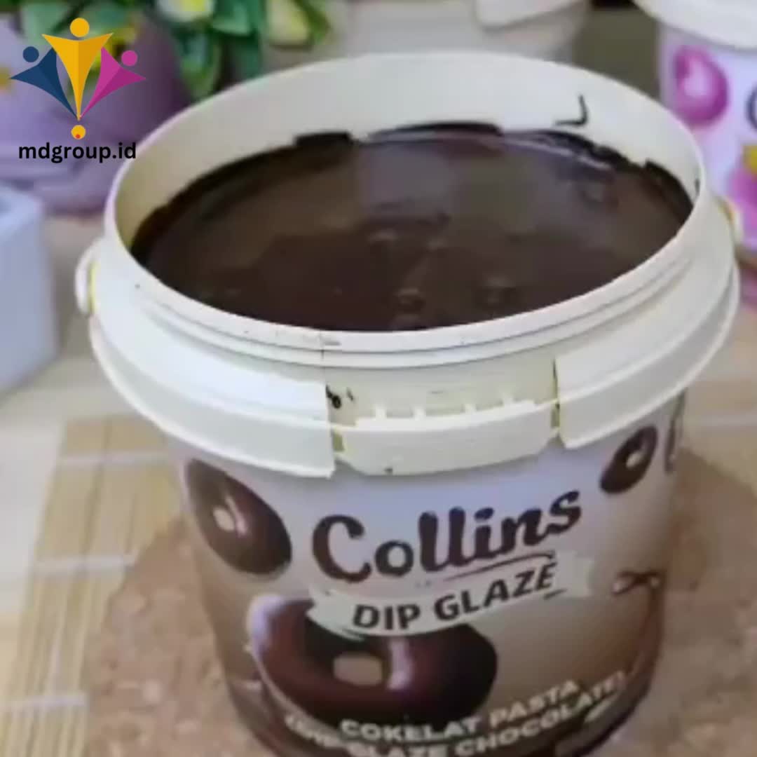 [KALIMANTAN] COLLINS DIP GLAZE DAN CRUNCHY 1 KG ANEKA RASA Manis Selai Halal BPOM