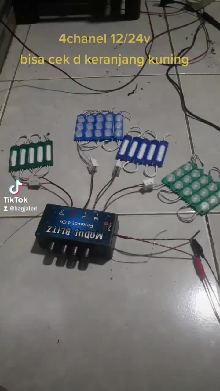 MODUL BLITZ PESAWAT 4CENEL 12/24VOLT