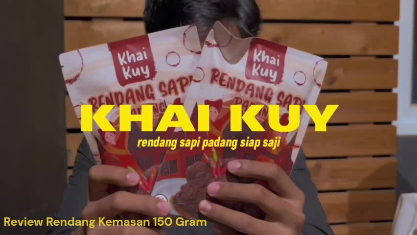 Khaikuy - Rendang Daging Sapi Asli Padang 150gr