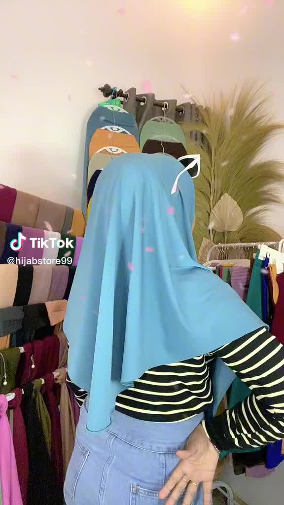 (ISI 6 PCS 100 RIBU) JILBAB INSTAN SEGITIGA JERSY OVAL Muslim Panjang Kerudung segitiga  inner