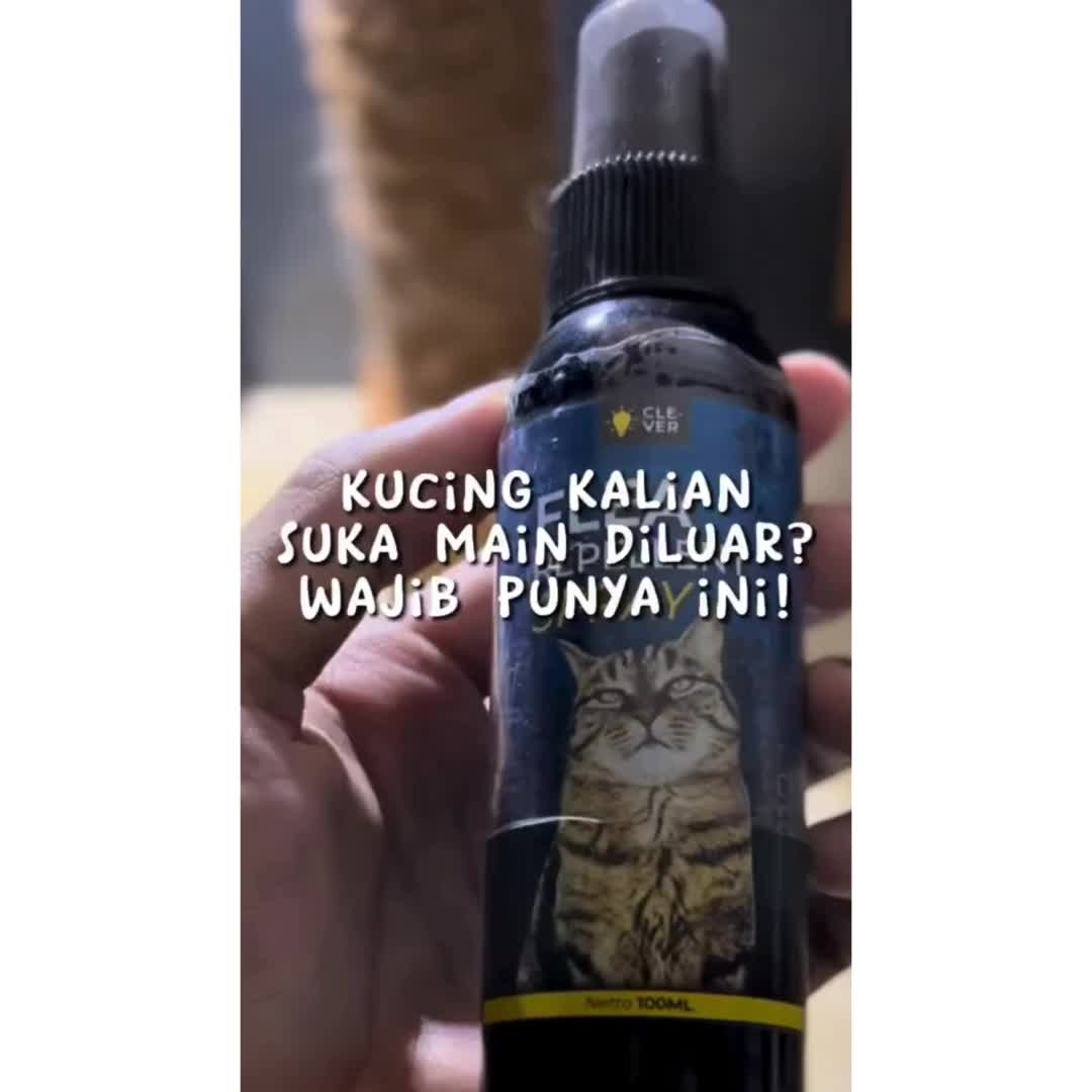 Clever Solutions ( Bisa COD ) Flea Repellent 100ml Pembasmi dan Pencegah Kutu Kucing