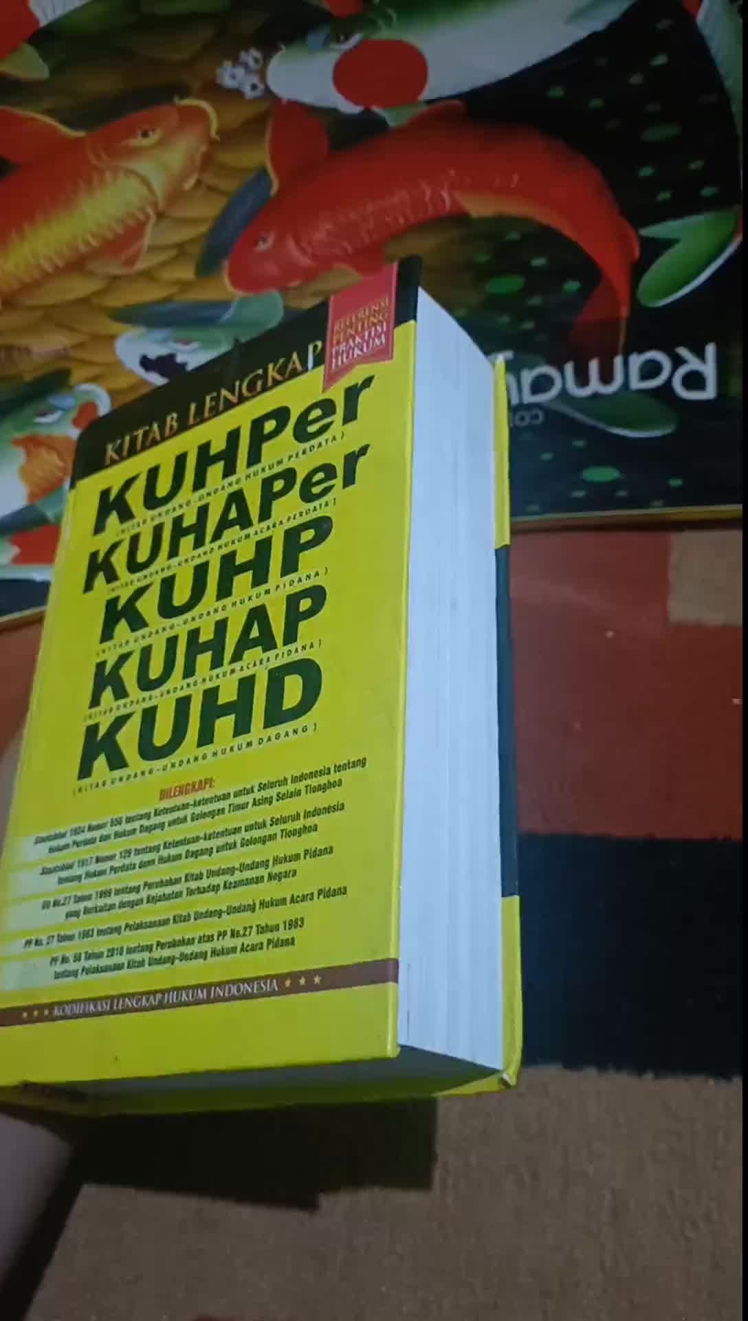 KITAB LENGKAP KUHPer,KUHAPer,KUHP,KUHAP ,& KUHD