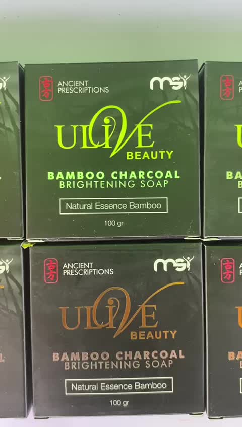 Sabun Bamboo Msi Original Bamboo Charcoal Soap 100% Bpom (1 Pcs 100 Gr)