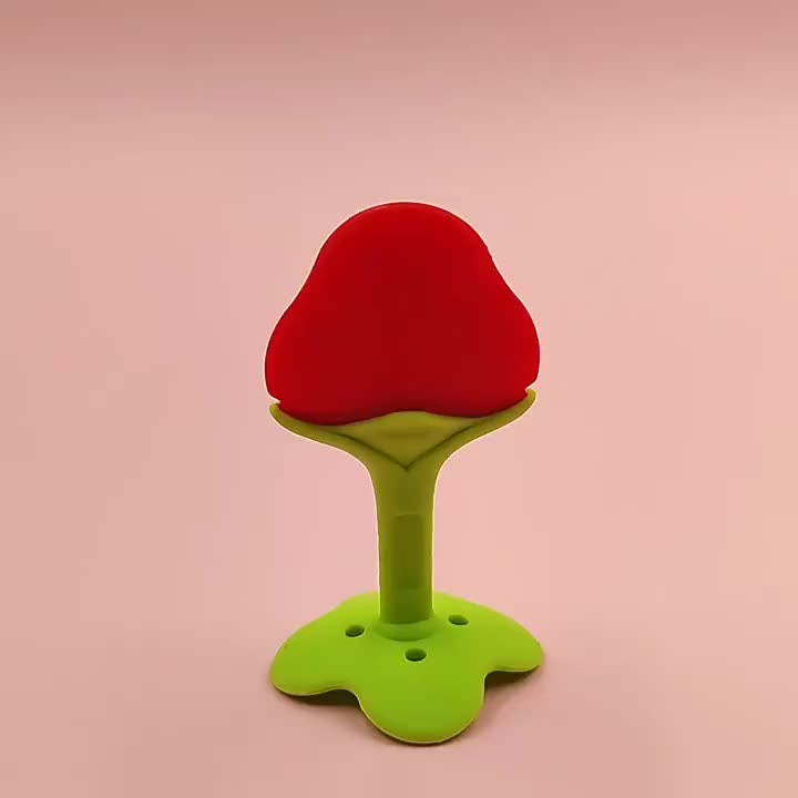 HIPPO LAND Gigitan silikon Bayi   berbentuk buah BayiBebas BPA Teether    69