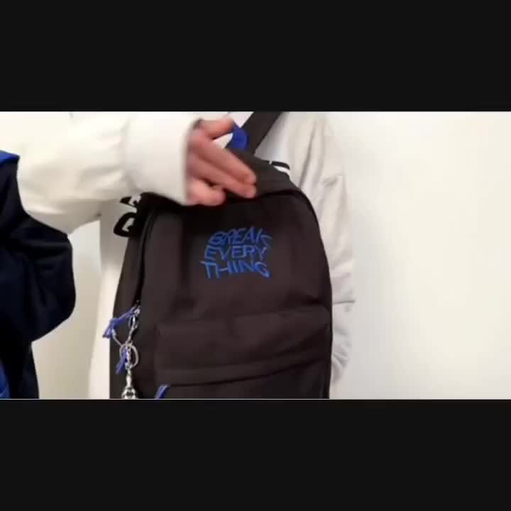 Tas Ransel Break Everything Sekolah Tas Distro Korean Tas Punggung