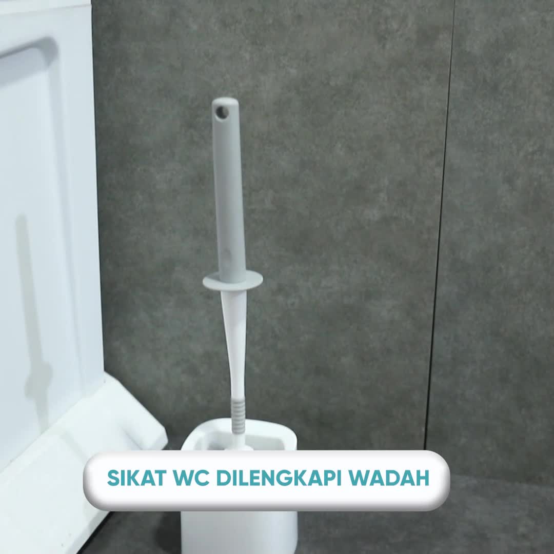 Angola Shop Sikat WC Toilet Lengkung D67 Toilet Brush Alat Pembersih Kamar Mandi sikattoilet
