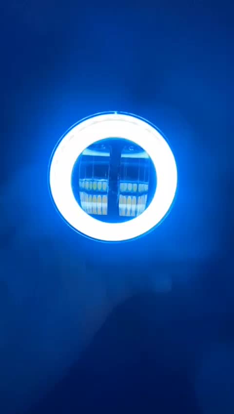 Lampu Tembak Sorot Cut Off 2 Lensa Bulat D2 Putih Kuning Super S 4711