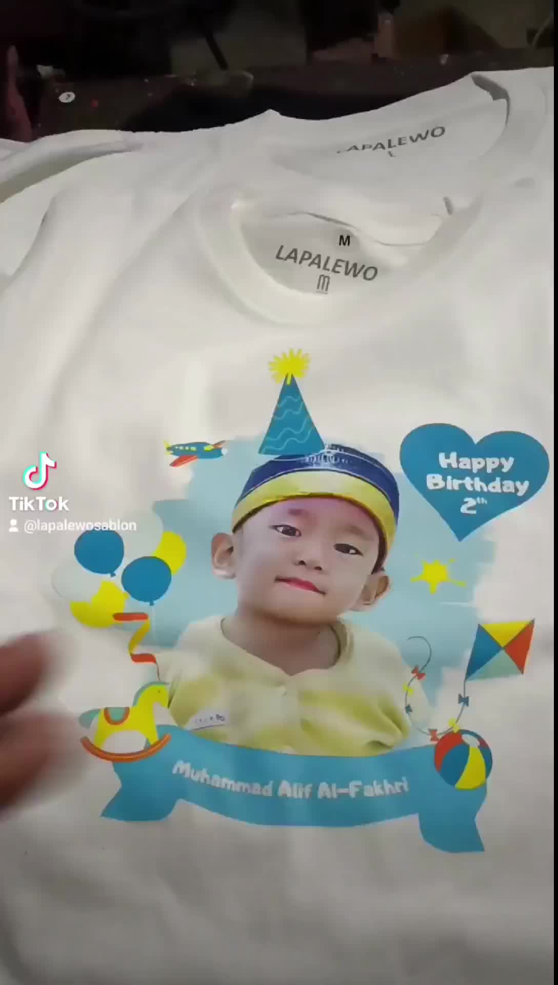 Kaos anak custom bebas cetak Fashion