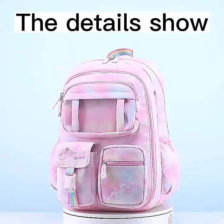 TA016 Tas Ransel Sekolah Anak Perempuan Import / Tas Anti Air / Tas Sekolah Anak SD Model Kulkas / Tas Punggung Anak / Tas Sekolah Anak Perempuan Cewek Wanita