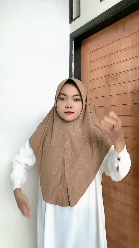 Jilbab Bergo Pet Tali Motif 3D/Hijab Instan Shifa Mewah Simple
