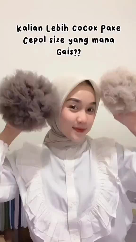 CEPOL/SCRUNCHIE HIJAB TULLE - Merk Vad Grade A Terbaik Dengan Karet Elastis Anti Melorot