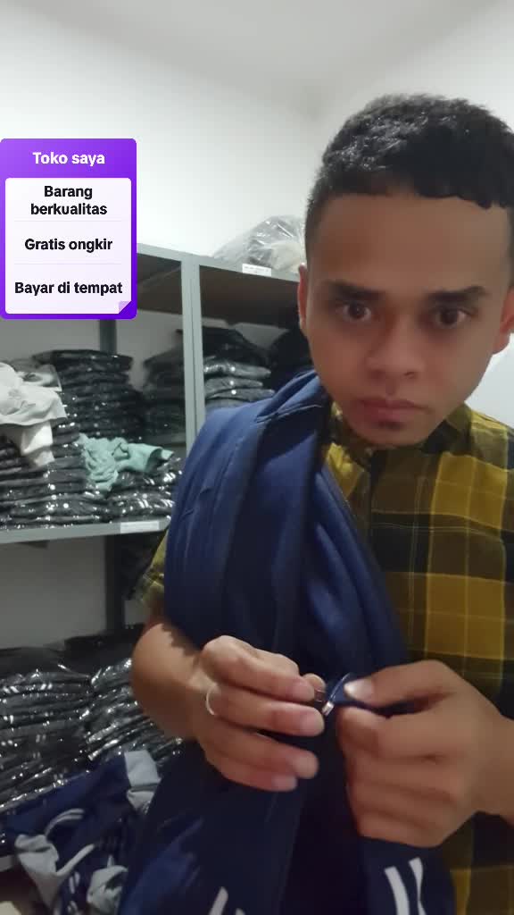 Jaket baseball polos resleting bahan fleece tebal Zipper Varsity Lembut Nyaman Wanita pria