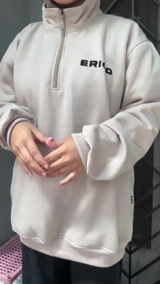 Turtleneck Sweater Erigo Basic Unisex /  Jaket Sweater Pria Murah / Sweater Fleece Tebal Uk M L XL