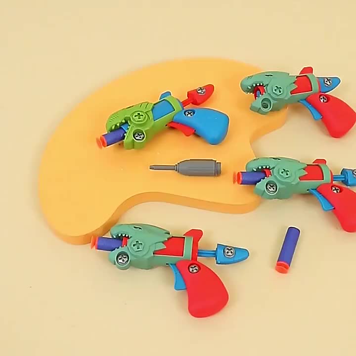 TAIYO Mainan Anak DIY Dino Assembly Rakit Tembakan Edukasi Shoot Obeng Assemble