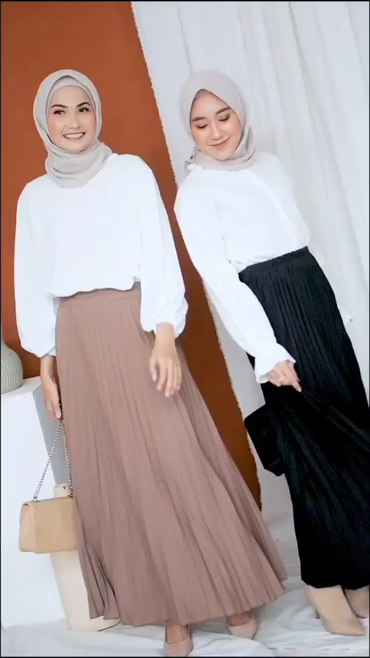Rok Plisket Anak TK-S-M-L Fashion