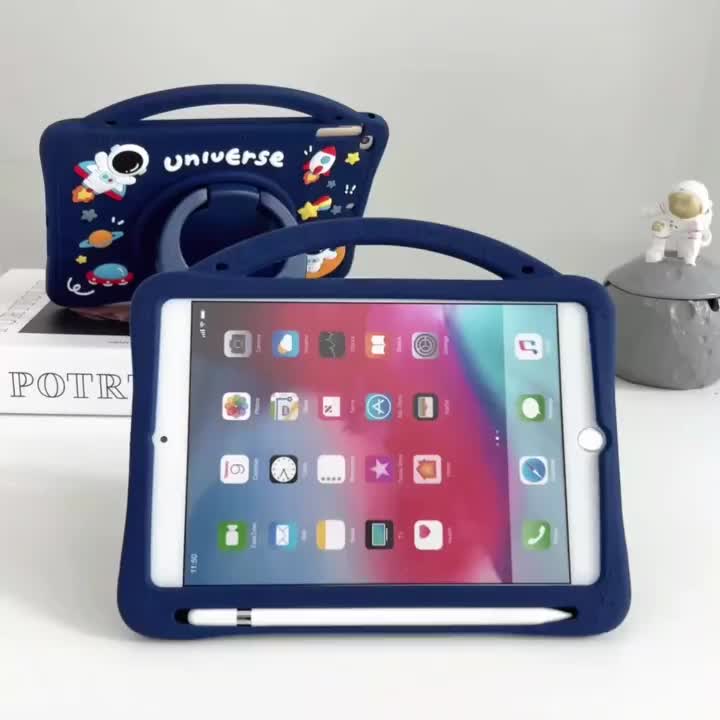 Casing Compatible For Xiaomi Redmi Pad SE 11 Inch / Redmi Pad 10.61 / Mi Pad 6 6 Pro / MiPad 5 5 Pro Softcase Tali Selempang Motif Casing Anak 360 Standing Tab