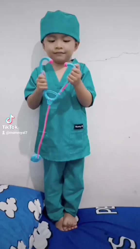 STELAN ANAK PROFESI DOKTER/BAJU PROFESI  ANAK/BAJU ANAK LUCU/BAJU KOSTUM ANAK Karakter Kartun Fashion