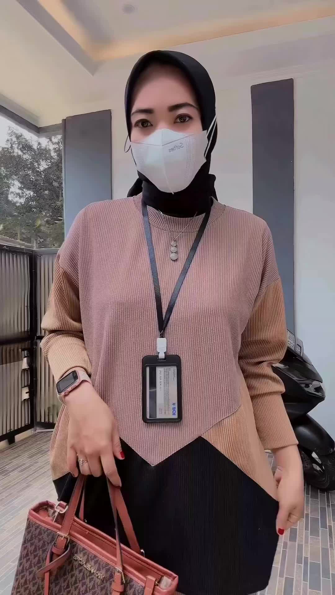 Venilla One Sett || Baju Setelan Wanita Matt Caramell Knite Adem Nyaman Digunakan Sehari hari