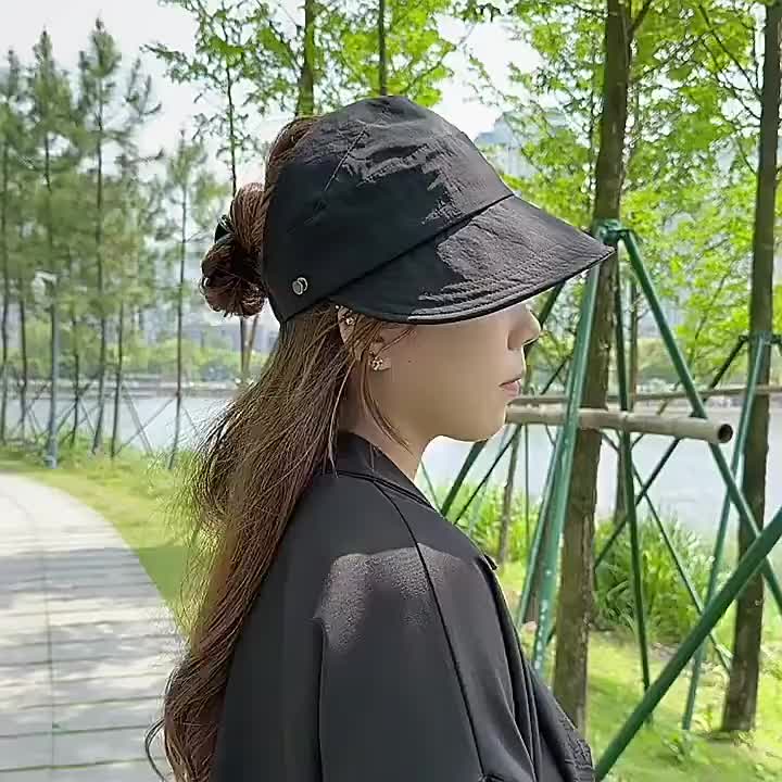 Topi Sunvisor Casual Pelindung Sinar Matahari Topi Fashion Casual