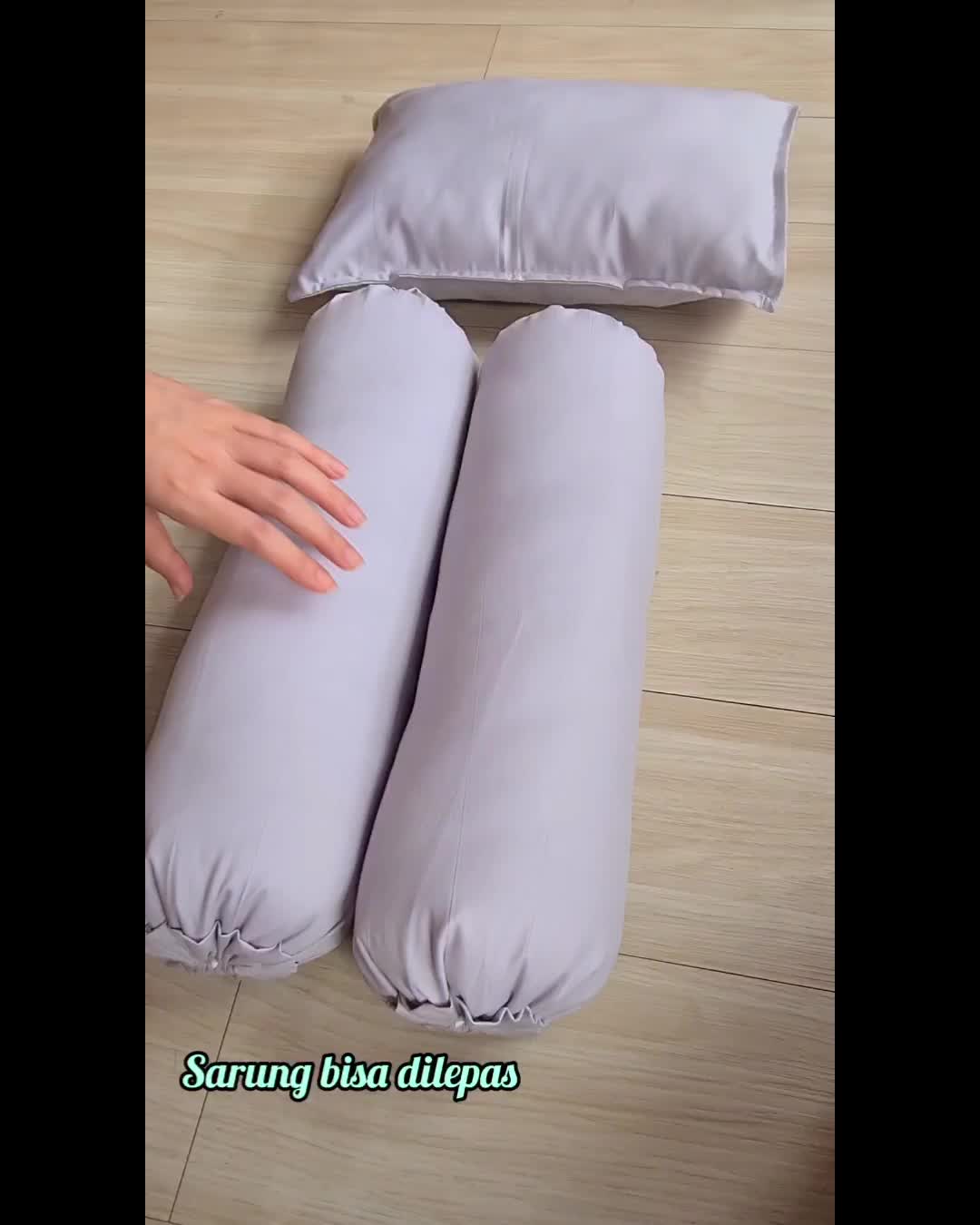 Bantal Guling Bayi Tencel Polos Sarung Bantal Guling Tencel