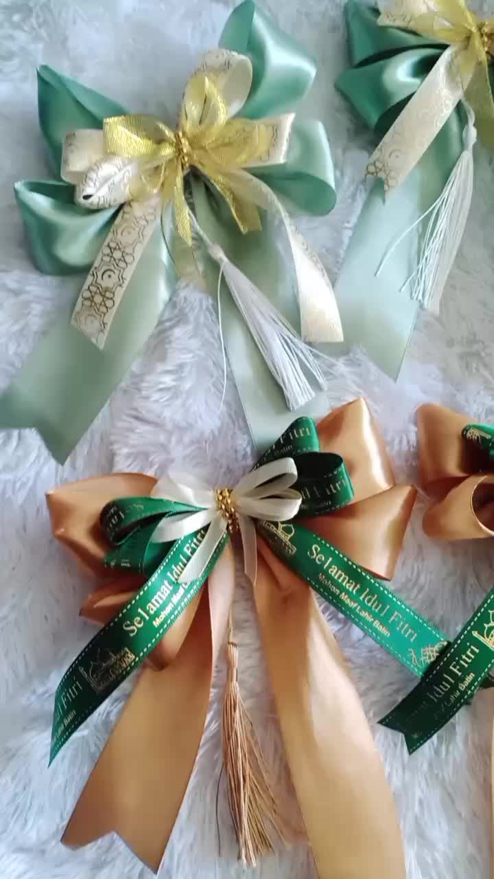 Pita lebaran, pita hampers, pita idul fitri ,bingkisan Hampers (Ready)