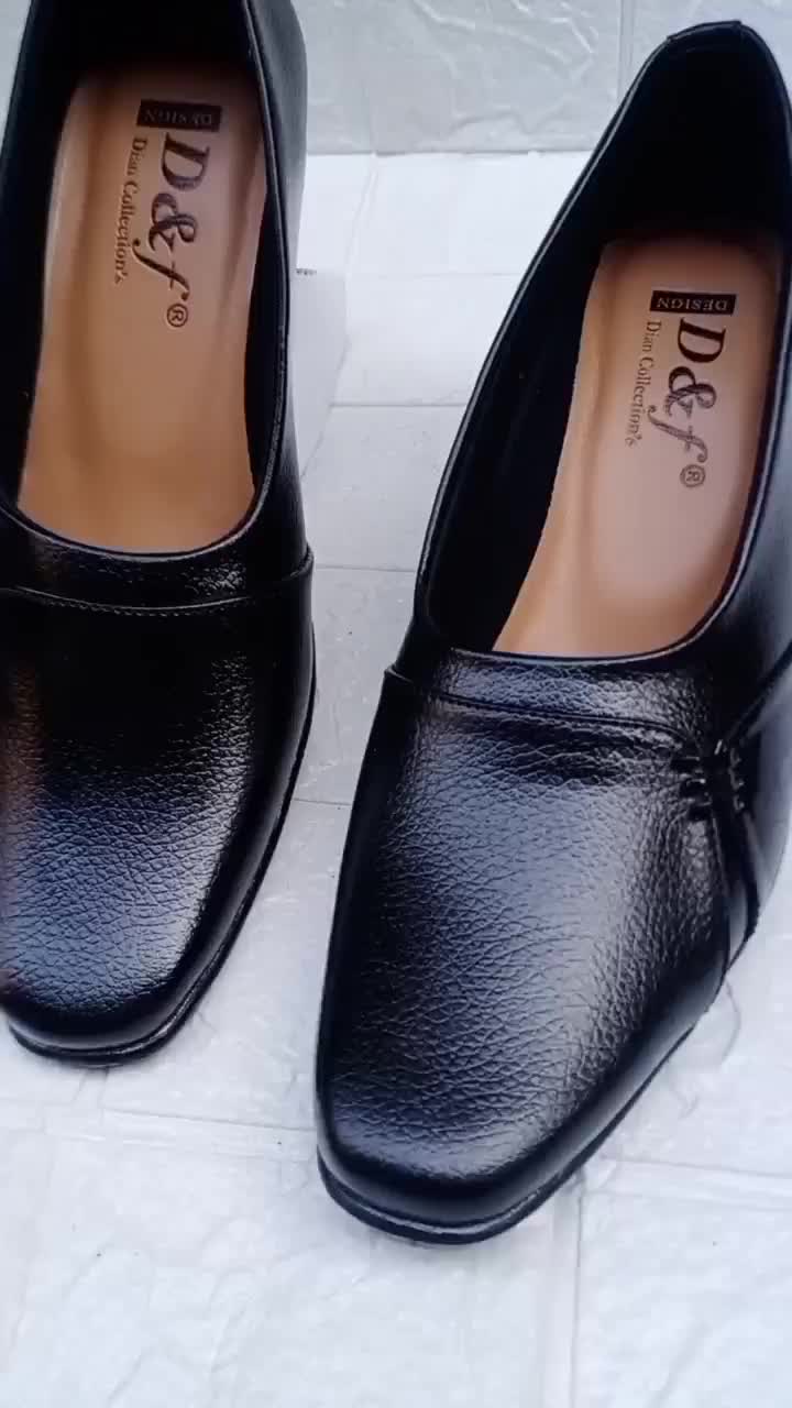 Sepatu Pantofel Heels Wanita | D&f Seris 1008 Pantofel Kerja Kantor Wanita Shoes
