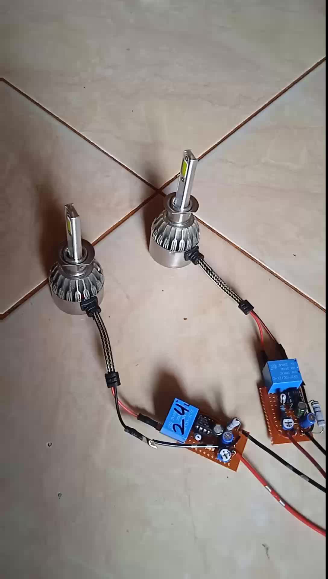 led  1 pcs.2sisi.dan modul blitz.