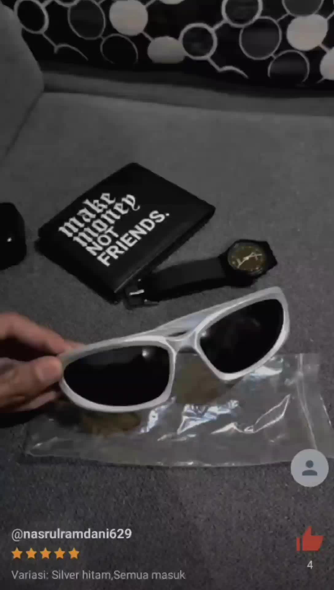 Kacamata Polarized Pop Punk Y2K Mikostore - Lensa Berkualitas Tinggi dan Tahan Lama - Frame