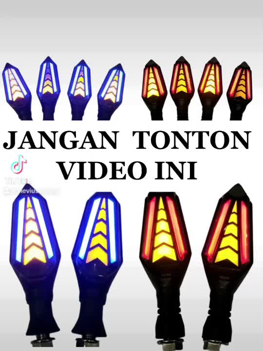 LAMPU SEIN MOTOR VARIASI LED RUNNING 2 SISI SEN MOTOR VIXION/KLX/CRF/CBR150R/VARIO/MX KING/NINJA/MEGA PRO/VERZA/TIGER/BYSON/AEROX/XABRE150 DLL