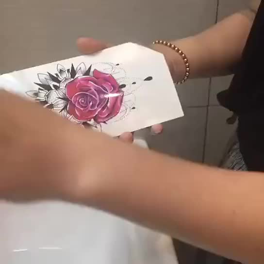 Tatto Temporary Tattoo Temporer Motif Burung Elang Hitam