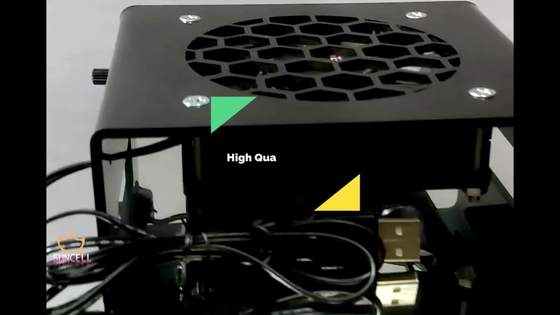 Pendingin Android TV box, modem wifi, wifi router Premium Black Mika