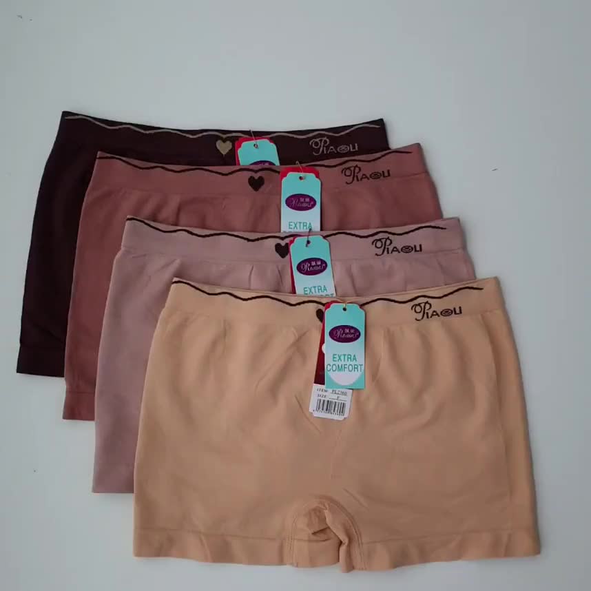 3 Pcs Celana Dalam Short Wanita Piaoli Hotpants Seamless Katun
