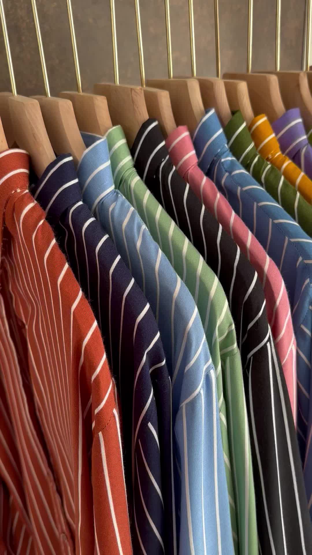KEMEJA SETRIP CEWEK baju  Kancing Panjang
