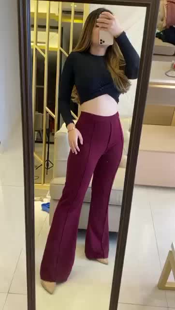 [VM} - Vanesha Margaretta - 516 Celana Cutbray Scuba (Best Seller) / Scuba Pants / Celana Cutbray HW Melar Panjang Wanita