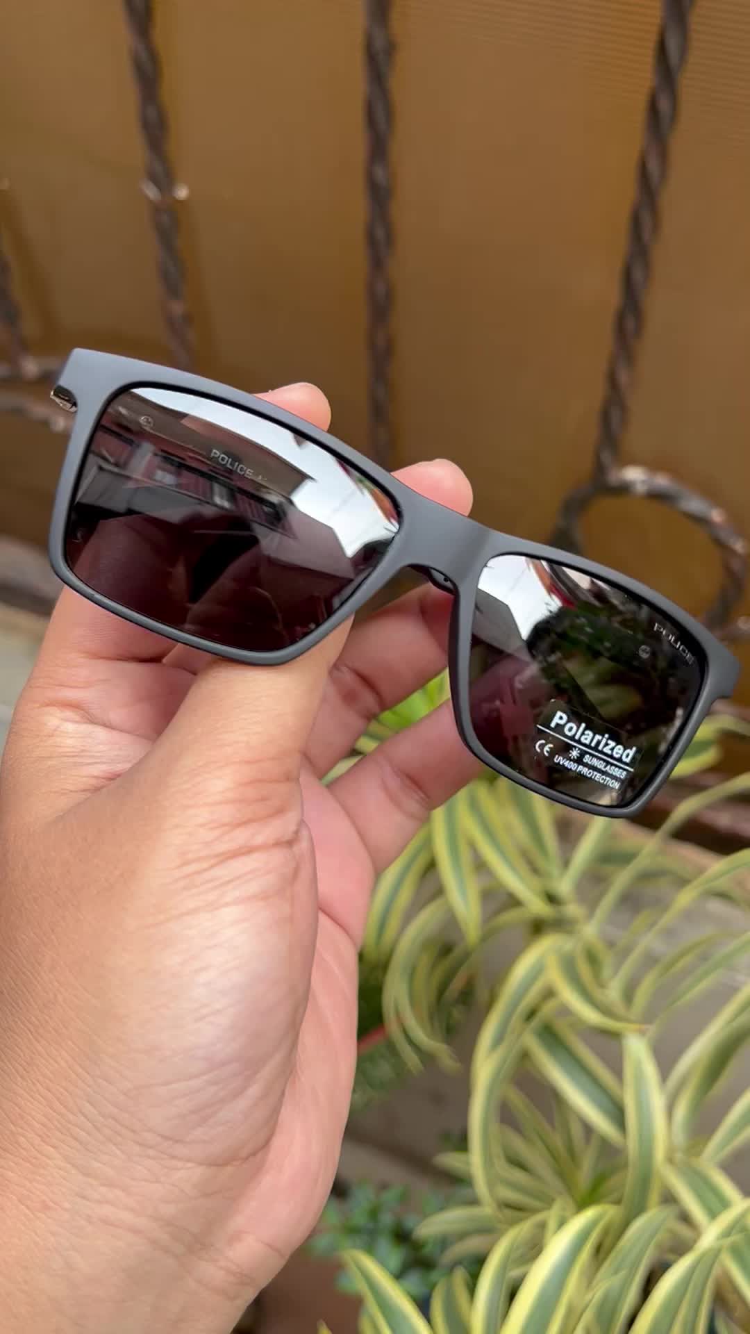 Kacamata Pria Hitam Polarized Keren 102 Lensa Eyewear Sunglasses