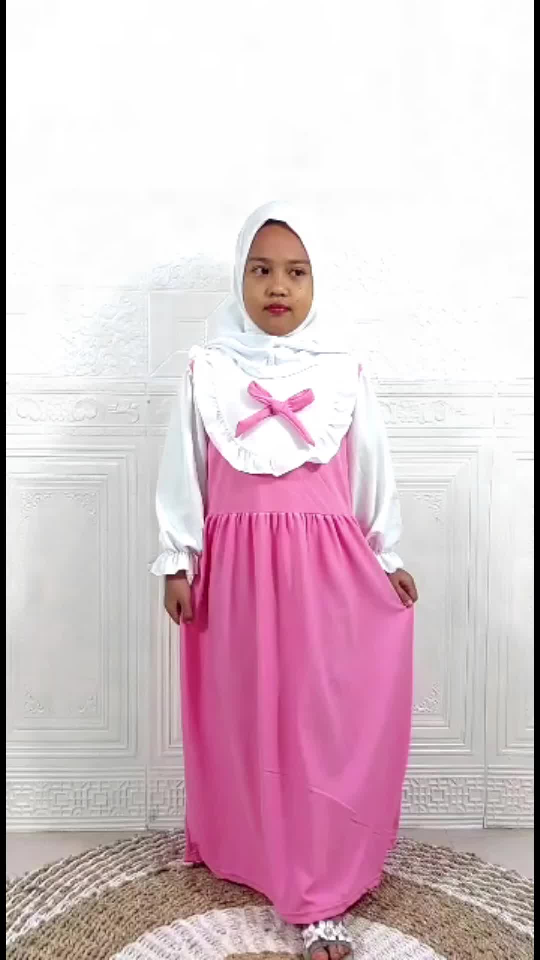 Gamis Sophia Anak Usia 3-11 Tahun MONTYFASHION 22 Baju Muslim Cewek