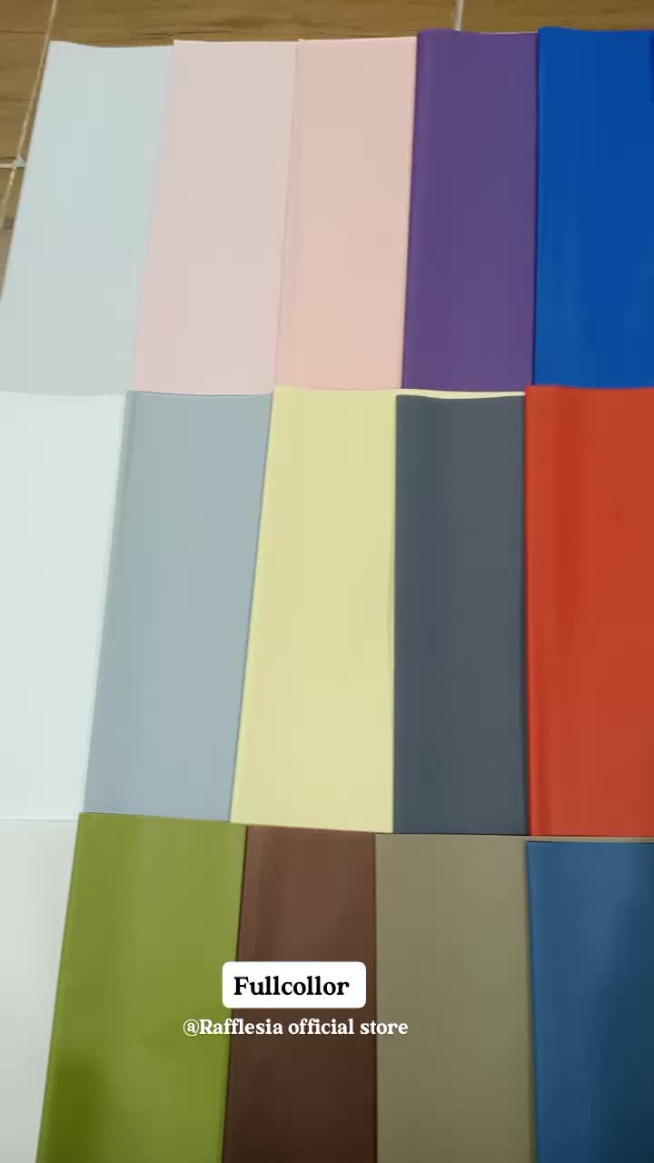 [5 LEMBAR] Flower Wrapping Paper Kertas Buket Bunga Polos Korea Cellophane Waterproof