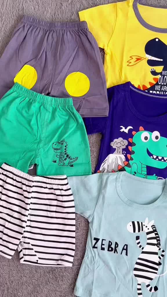 BAJU BAYI LENGAN PENDEK/ SETELAN BAYI Parsel Parsel Katun