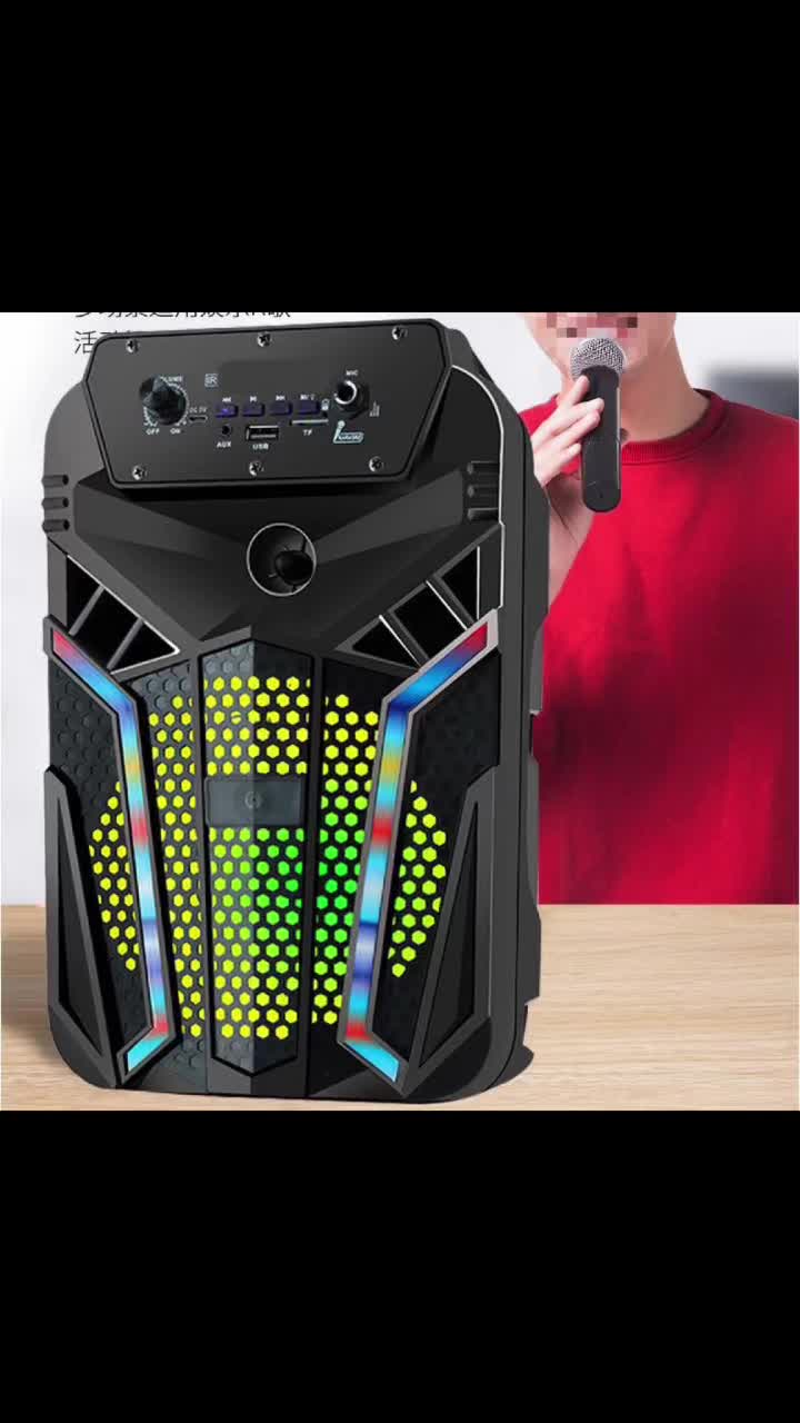 MKC KIMISO-2602 AUDIO BLUETOOTH SPEAKER BASS BESAR QS-2602 SUPPLY BLUETOOTH SPEAKER MENDUKUNG MIKROFON LUAR RUANG PORTABEL SPEAKER BLUETOOTH TERSIMPAN Plastik