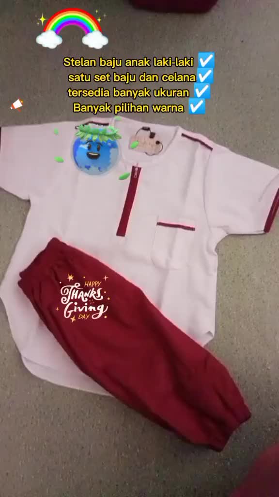 Baju Koko Kurta Anak Setelan Celana Joger Kain Katun Toyobo Import 0 - 6 Thn Kualitas Premium