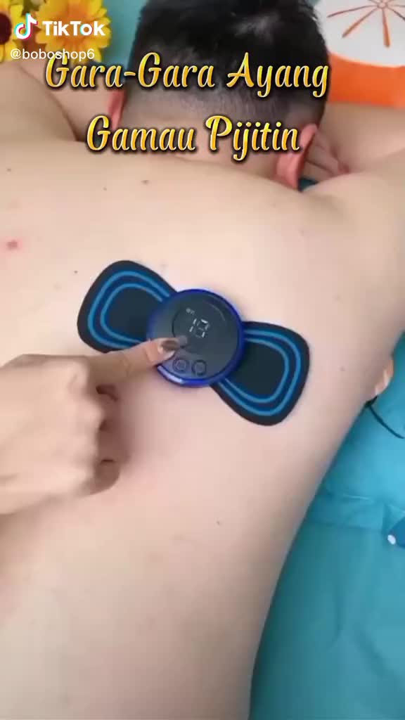 Alat Pijat Mini Portable EMS Leher Pegal 0872 Therapy Pijit dengan 8 Mode Pijat
