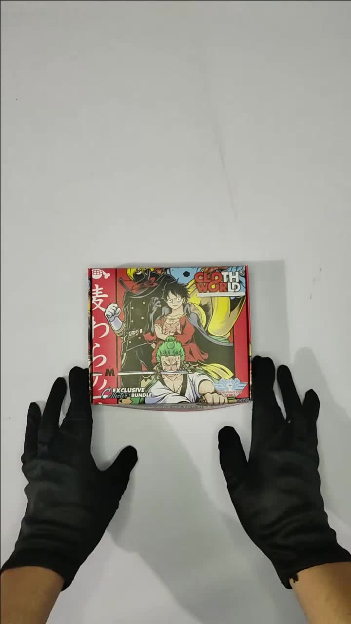 Strawhat Pirates Top Fighters Mugiwara Monkey D. Luffy Roronoa Zoro Sanji Jinbe Anime One Piece Kaos Clowor T-Shirt Combed Kain Distro  Sablon  Pria  Merah  Unik