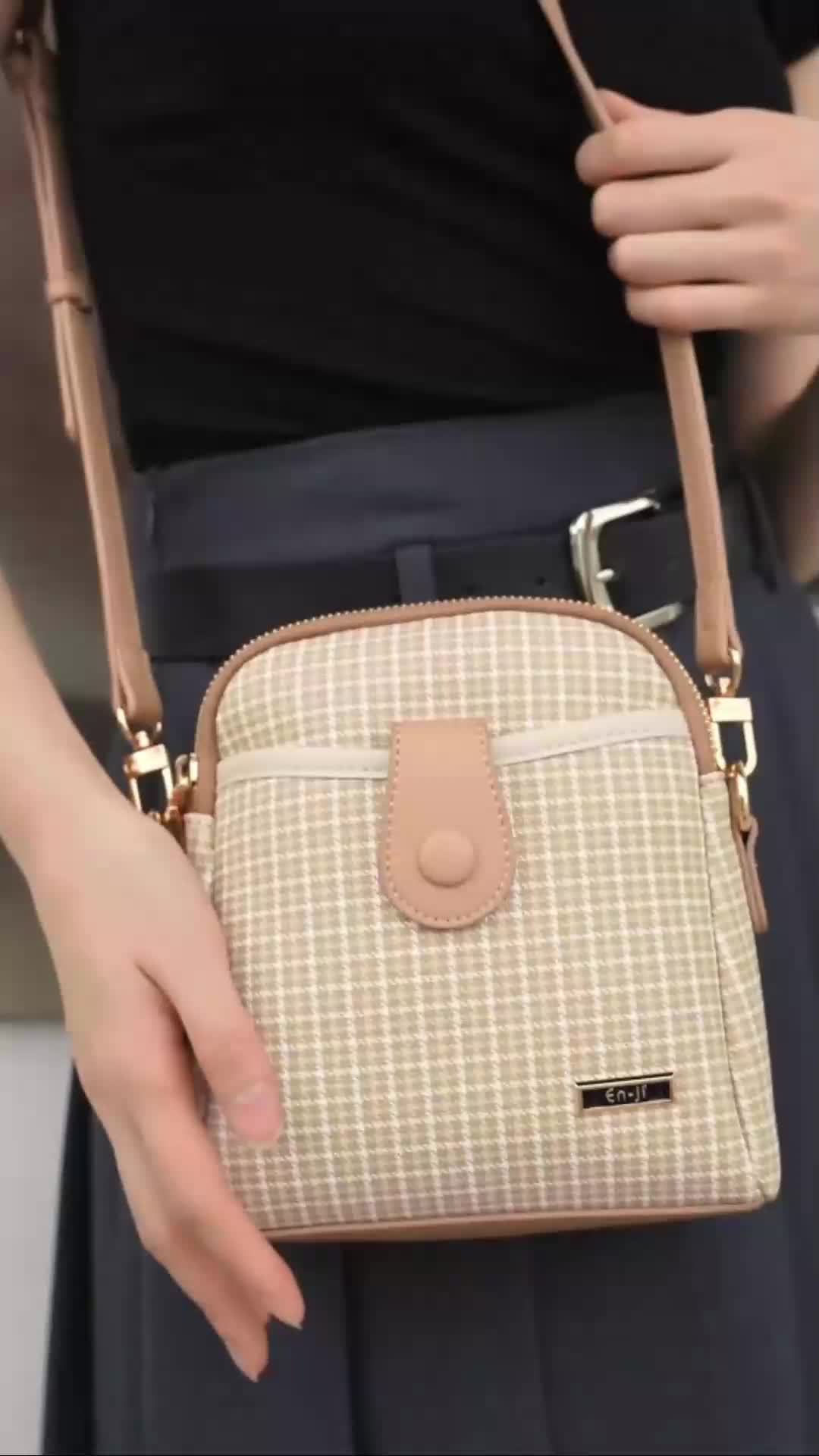 En-ji Urim Slingbag - Cream Selempang Wanita