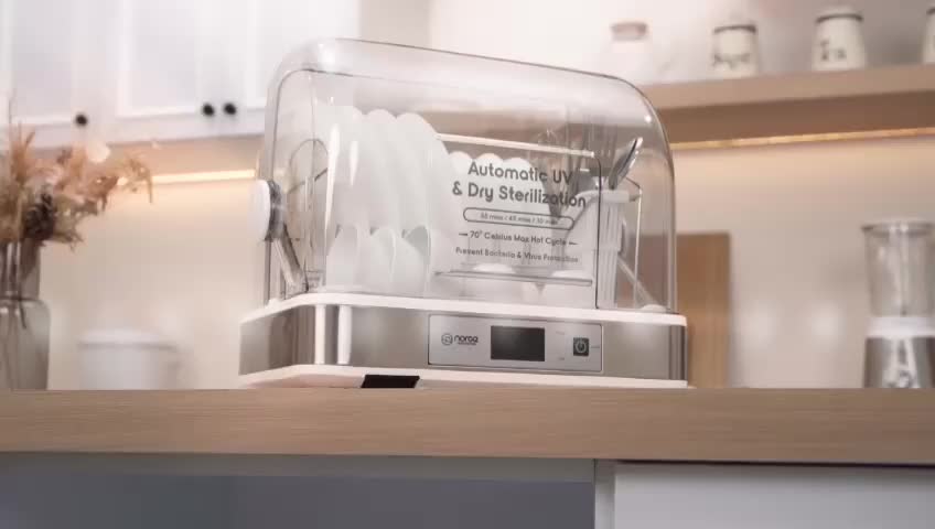 Norge 4 in 1 Table-top UV Dish Dryer|Sterilizer Alat Makan & Botol Asi Bottle Peralatan